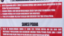 Plang dan Spanduk Imbauan di SPBU 14.283.628 “Sebatas Pajangan” diduga Masih Melayani Pelangsir BBM Bersubsidi Tanpa Hiraukan Imbauan Dari Kepolisian