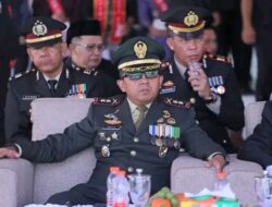 Dandim 0208/Asahan Bersama Ketua Persit Ikuti Upacara Detik-Detik Proklamasi HUT Ke-81 RI di Kabupaten Batu Bara