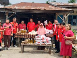 Kerja sama Sinergis Pemuda Batak Bersatu DPC Asahan Bersama PAC Seikepayang dan PAC Air Joman Bagikan Sembako, Pererat Tali Kesejahteraan 